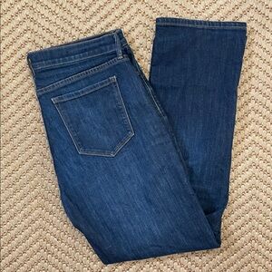 Banana Republic Premium Denim - Girlfriend Straight Denim Jeans - Navy - 30x28